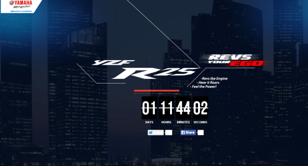 yamaha r25 launching