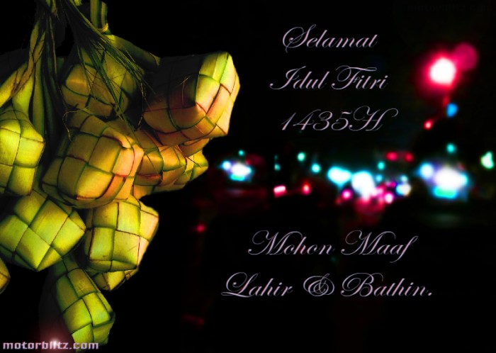 ucapan idul fitri 2014 1435H