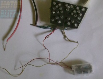 7 rangkaian4led + resistor 330 & 470