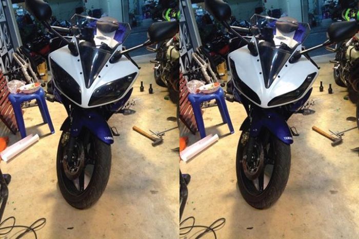 cara membuat R15 sipit