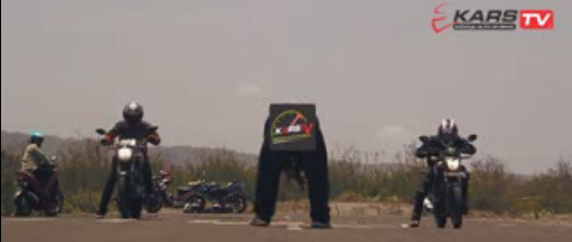 Drag Race Yamaha New Vixion VS Honda CB150R Streetfire 700 m  race 5