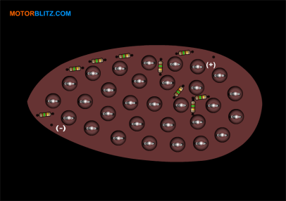 pcb lampu led sein bagian depan