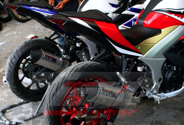 rangka modif Deltabox yamaha r25-