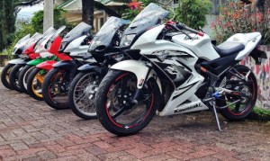 ninja 150 rr putih