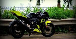 yamaha r15 striping hijau