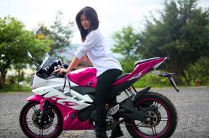 yamaha r15 striping pink girl