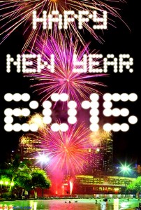 Fireworks new year 2015