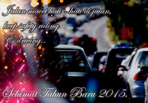 kartu ucapan tahun baru 2015 safety riding theme 4