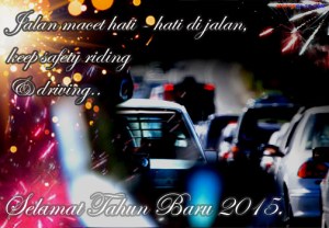 kartu ucapan tahun baru 2015 safety riding theme 5