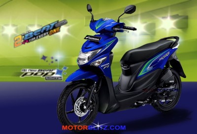 new beat pop esp putih biru tua