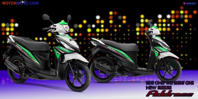 Suzuki address putih hijau gitu