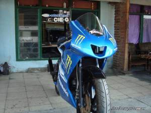 modifikasi ninja 150 rr blue