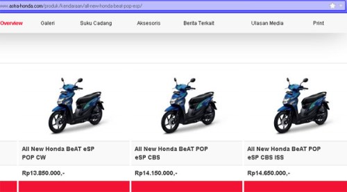 harga beat pop esp