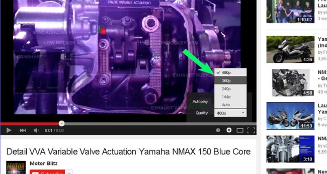 video vva nmax 150