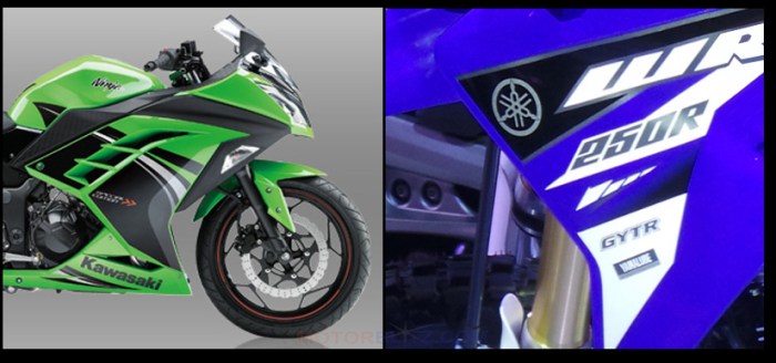 wr250r vs ninja 250r