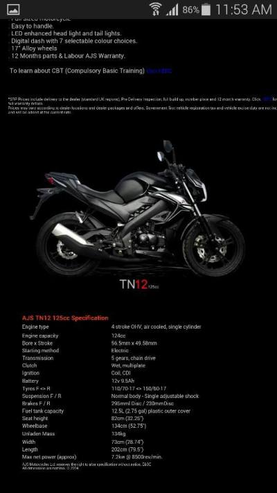 ajs tn12 spec