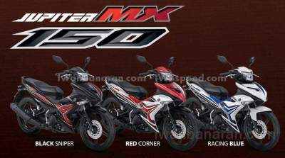 pilihan warna Jupiter mx king 150