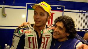 motogp 2015 argentina rossi maradona