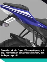 Yamaha R15 split-seat