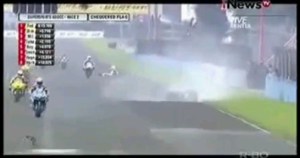 kecelakaan m fadli ARRC sentul 2015