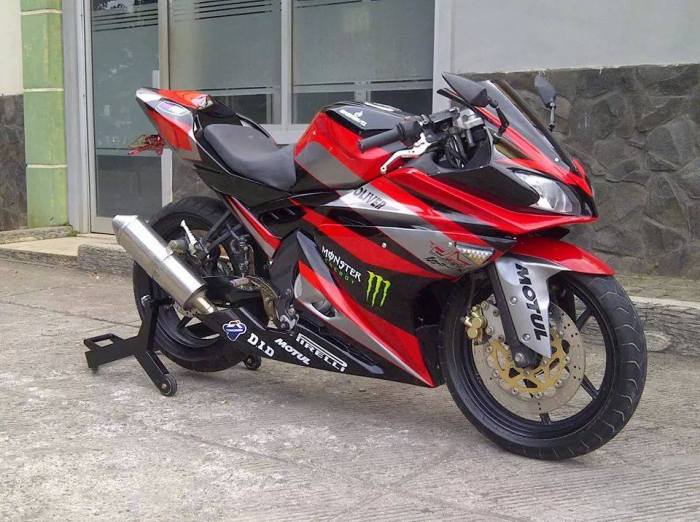 vixion tapi di pasangi bodi kit R125 tuku bodine 6,5 jt