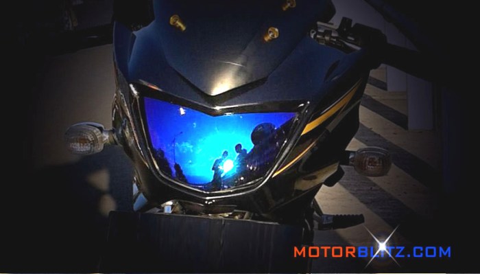 kaca pelangi lampu ninja 150r