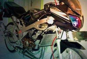 lampu depan pelangi ninja 150r