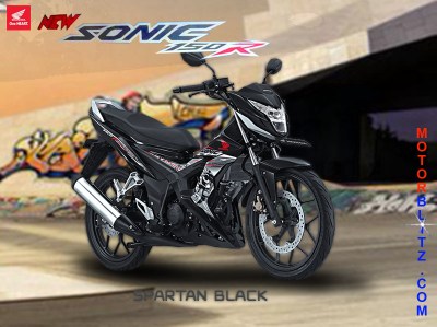 sonic 150 warna hitam