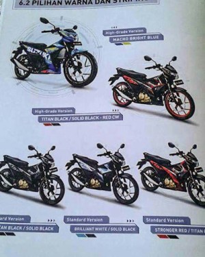 pilihan warna satria fu injeksi 2016