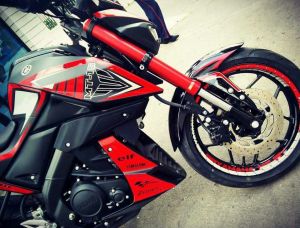 red modifikasi Yamaha Xabre 150 M-Slaz (3)