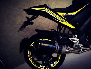yellow kuning modifikasi Yamaha Xabre 150 M-Slaz (12)