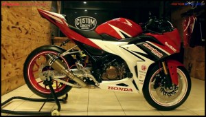 modifikasi cbr150r 2016 Racing Red Concept 16