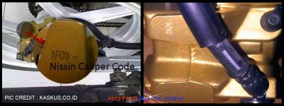 Nissin caleper code