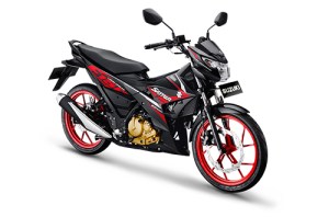 Satria injeksi hitam merah
