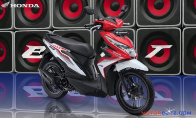 All new honda beat esp warna merah putih